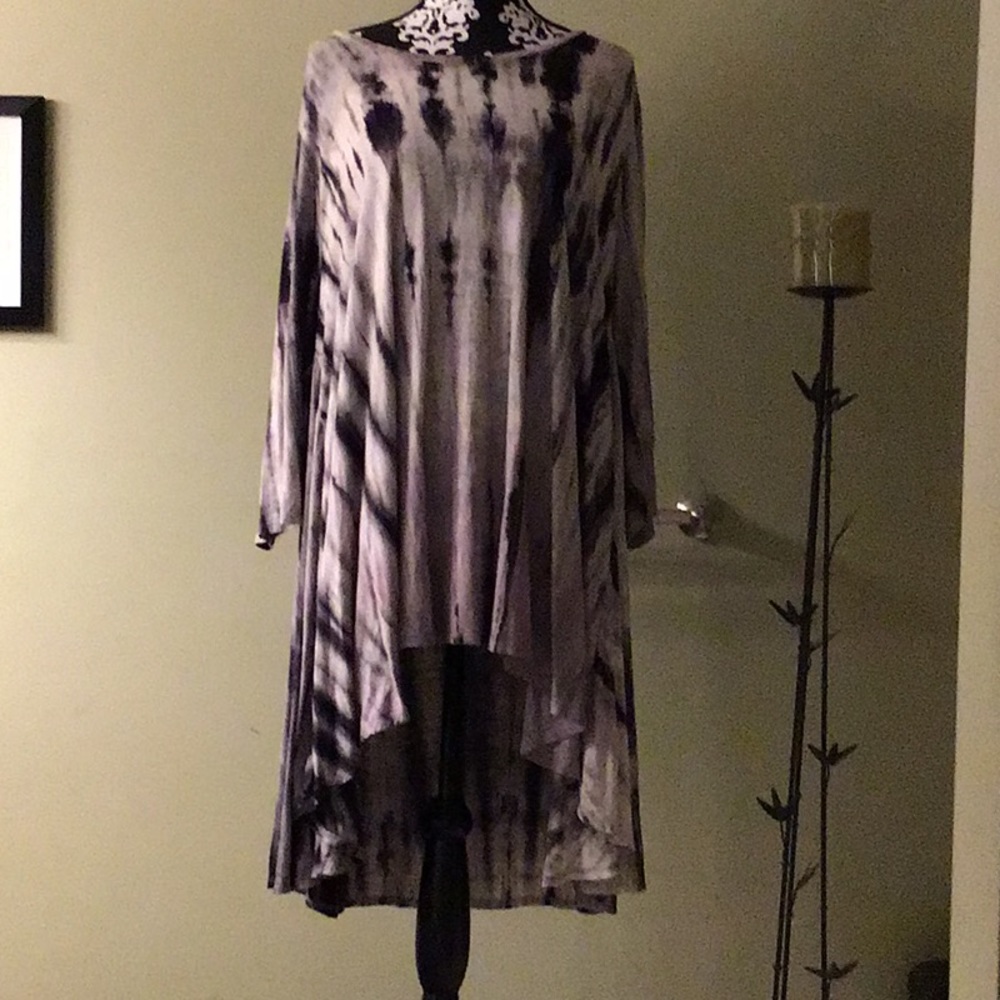 2x tie dyed dress